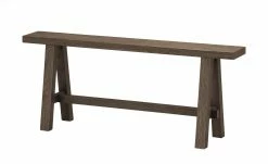 Bettbank Massivholz Vecio | Eiche Dunkelbraun