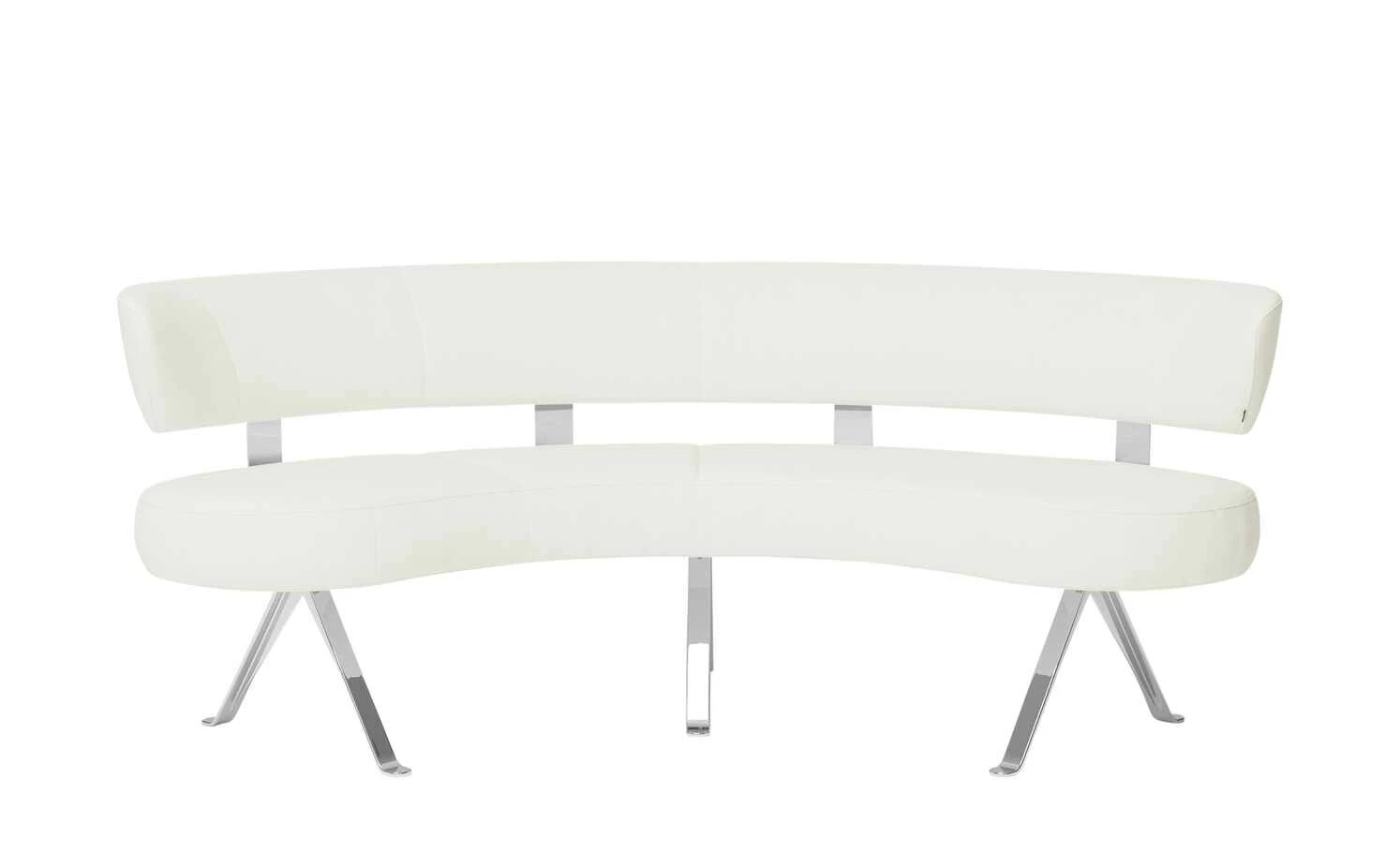 JOOP! Halbrunde Leder-Eckbank Lounge | Wolke (Weiß) 213|cm 12 JOOP! Halbrunde Leder-Eckbank Lounge | Wolke (Weiß) 213|cm – Bild 12