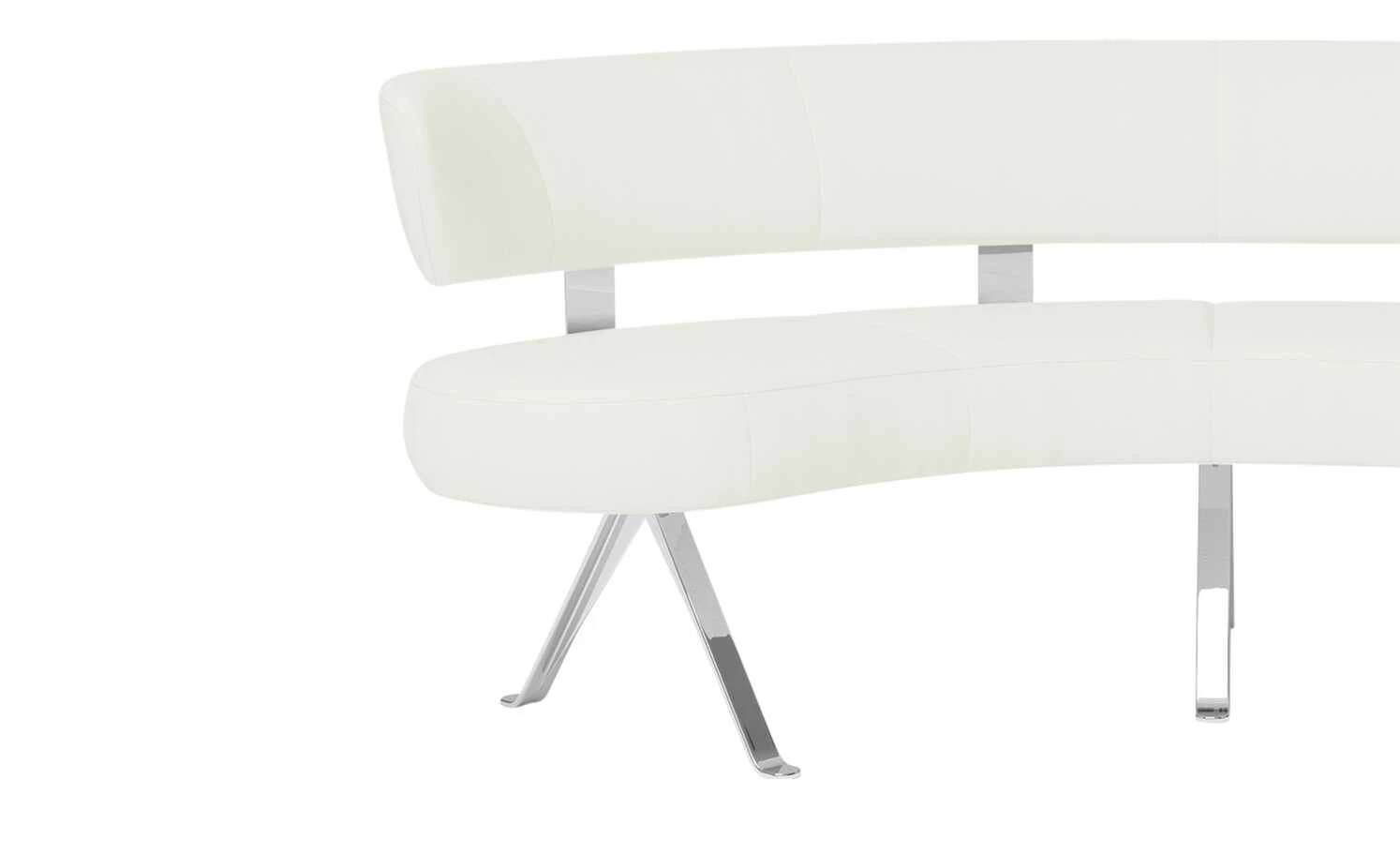 JOOP! Halbrunde Leder-Eckbank Lounge | Wolke (Weiß) 213|cm 9 JOOP! Halbrunde Leder-Eckbank Lounge | Wolke (Weiß) 213|cm – Bild 9