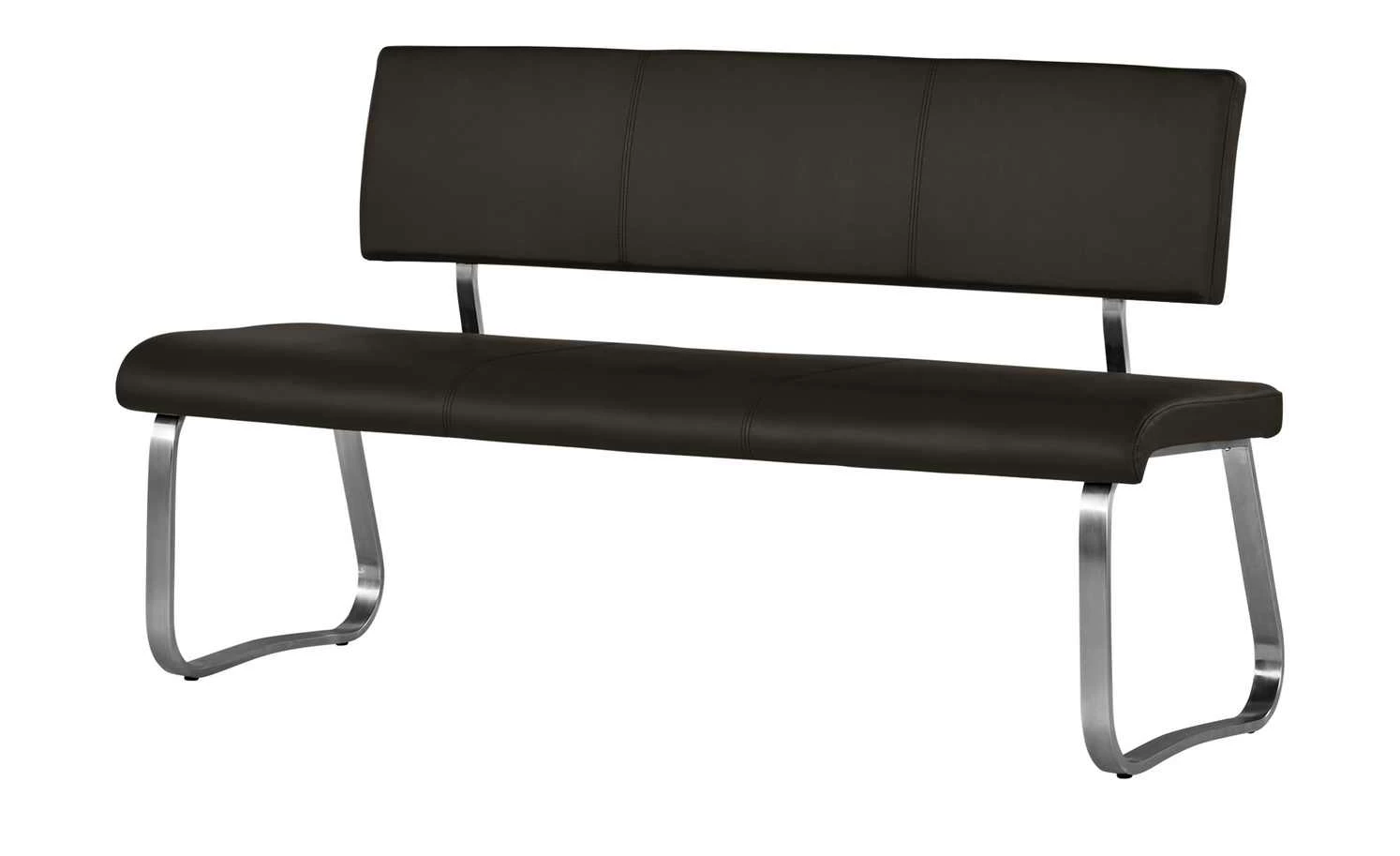 uno Polsterbank Letitia | Braun 155|cm Leder 1 uno Polsterbank Letitia | Braun 155|cm Leder