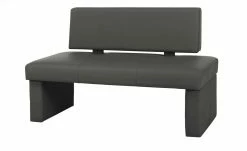 Woodford Kunstleder-Bank Seta | Fango 130|cm mit Rücken