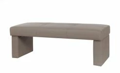 Woodford Kunstleder-Bank Seta | Schlamm 130|cm ohne Rücken