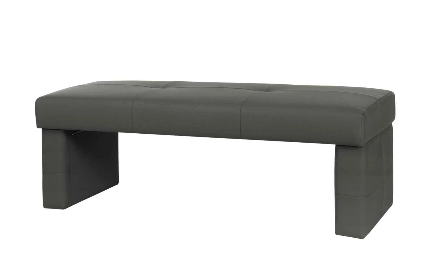 Woodford Kunstleder-Bank Seta | Fango 130|cm ohne Rücken 1 Woodford Kunstleder-Bank Seta | Fango 130|cm ohne Rücken