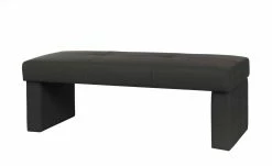 Woodford Kunstleder-Bank Seta | Braun 130|cm ohne Rücken