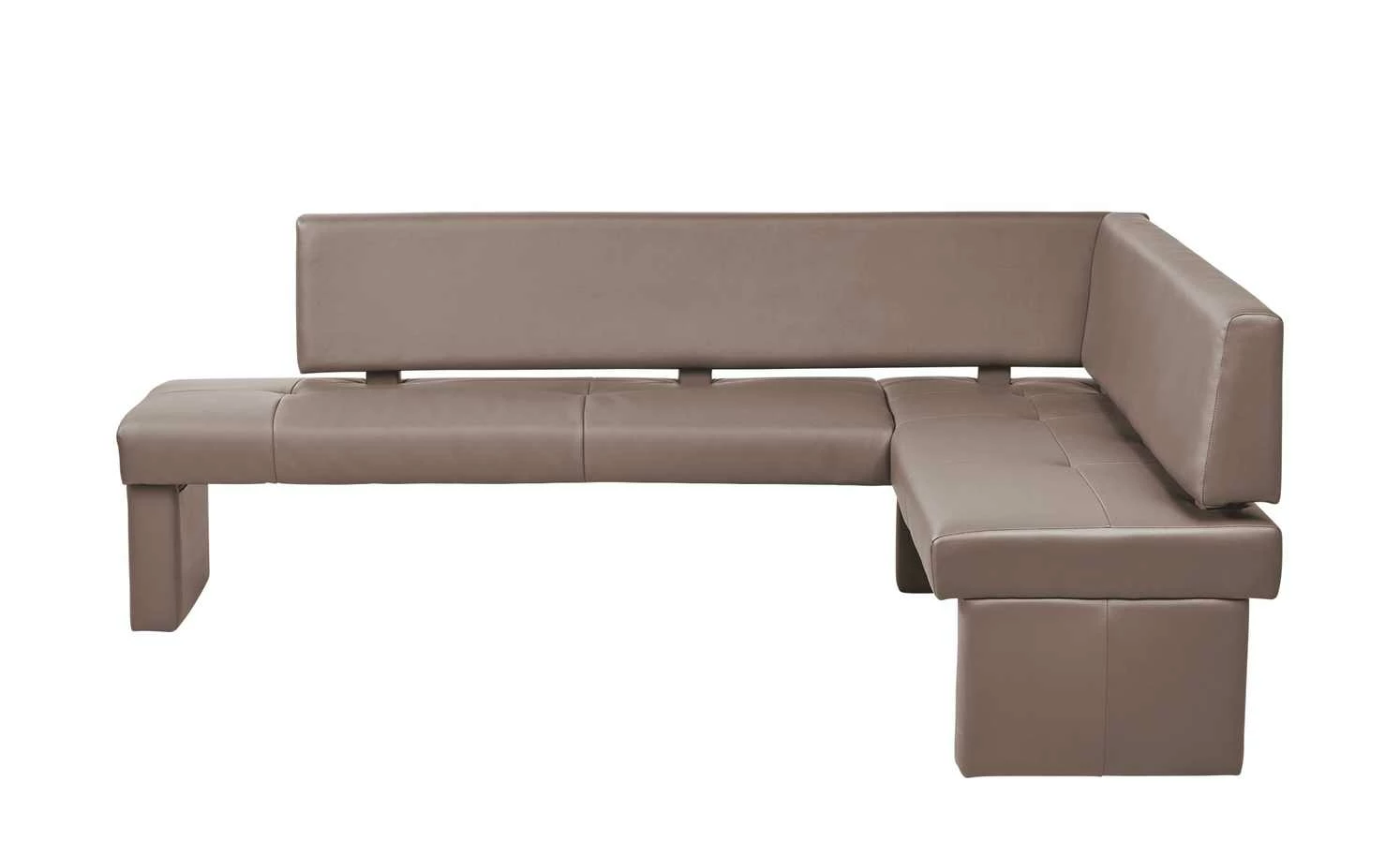 Woodford Kunstleder-Eckbank Seta | Schlamm rechts 192 cm 3 Woodford Kunstleder-Eckbank Seta | Schlamm rechts 192 cm – Bild 3