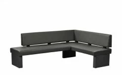 Woodford Kunstleder-Eckbank Seta | Fango rechts 167 cm