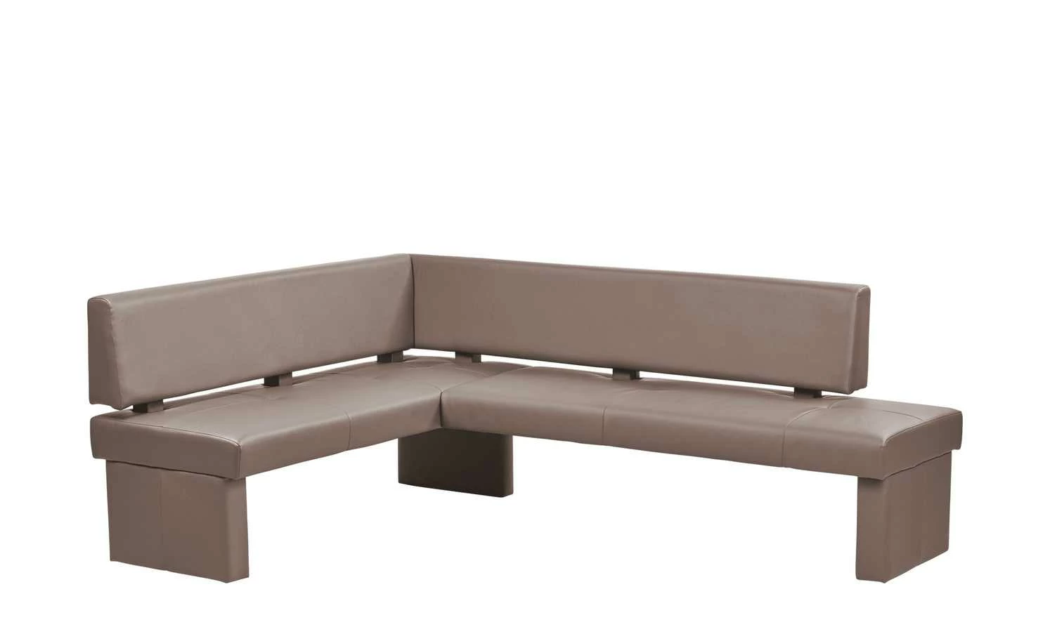 Woodford Kunstleder-Eckbank Seta | Schlamm links 192 cm 1 Woodford Kunstleder-Eckbank Seta | Schlamm links 192 cm