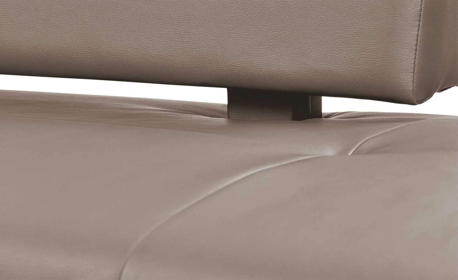 Woodford Kunstleder-Eckbank Seta | Schlamm links 224 cm 4 Woodford Kunstleder-Eckbank Seta | Schlamm links 224 cm – Bild 4