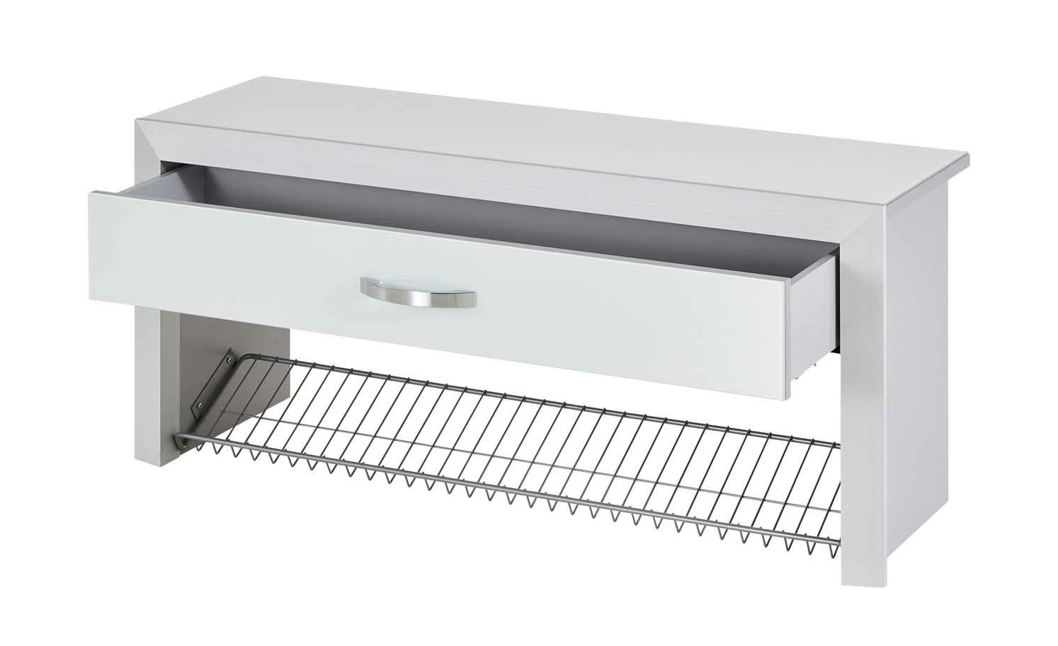 Wohnwert Garderobenbank Intro | Weiß 3 Wohnwert Garderobenbank Intro | Weiß – Bild 3