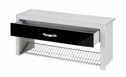 Wohnwert Schuhbank Intro | Schwarz / Weiß -Bänke Verkaufsladen 11363738 4 202103301234