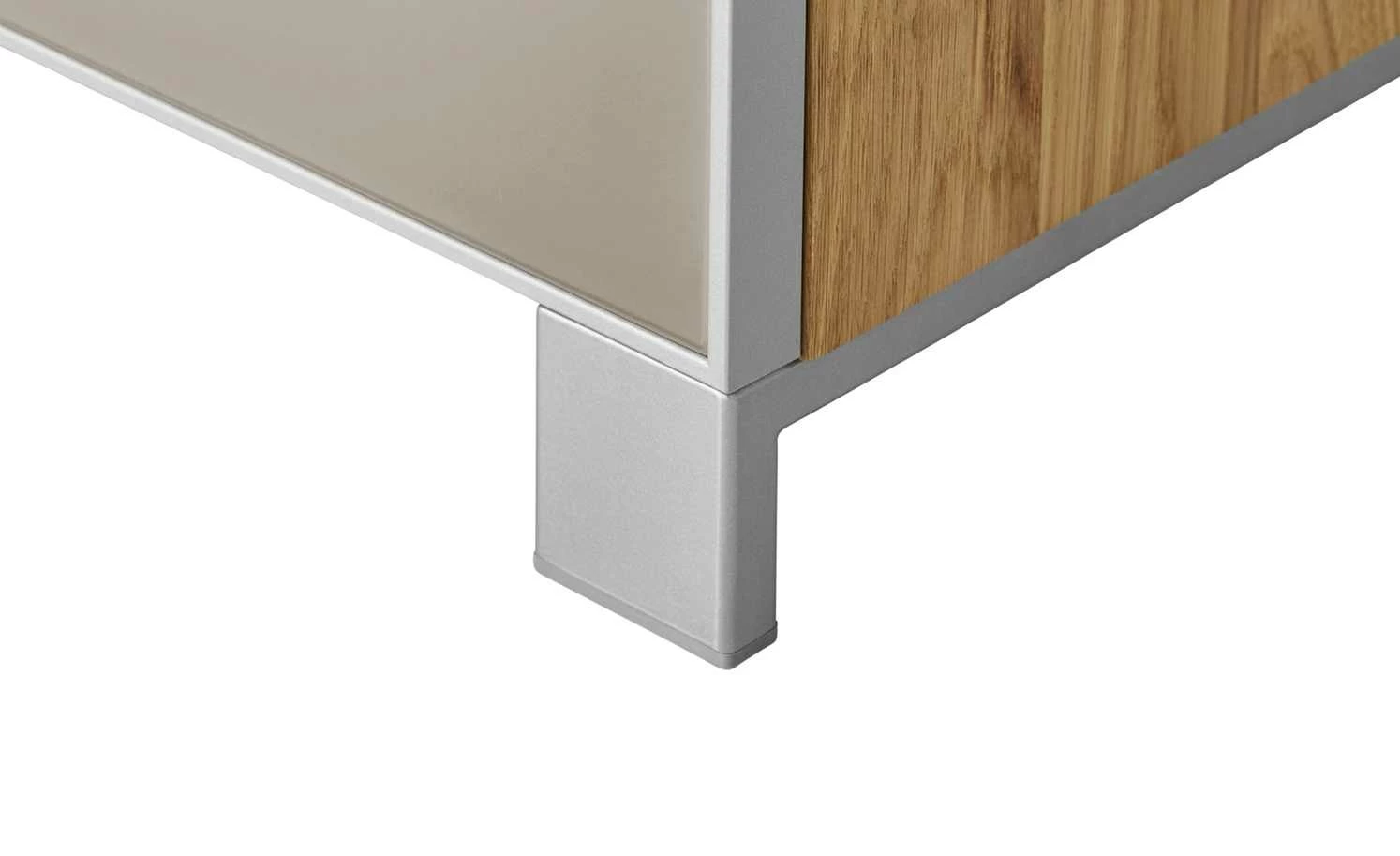 Garderobenbank Duna | Eiche Bianco / Taupe 6 Garderobenbank Duna | Eiche Bianco / Taupe – Bild 6