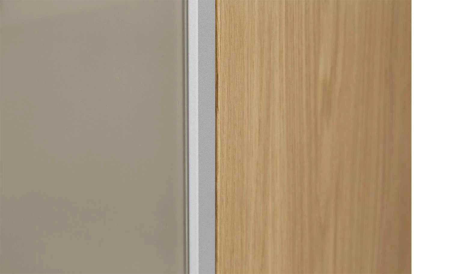 Garderobenbank Duna | Eiche Bianco / Taupe 8 Garderobenbank Duna | Eiche Bianco / Taupe – Bild 8