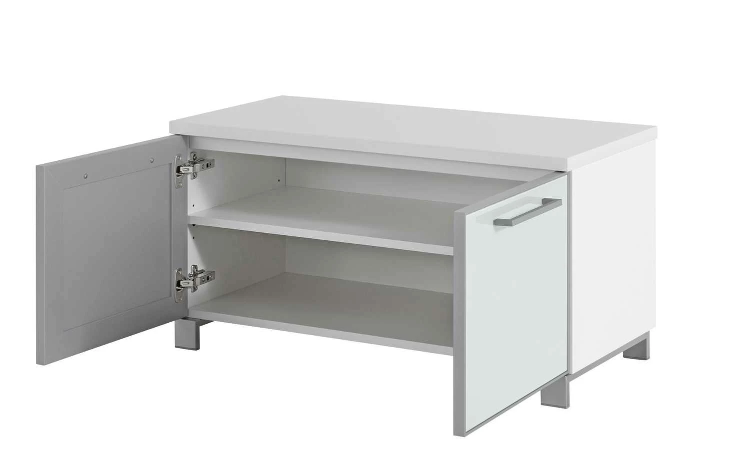 Garderobenbank Duna | Weiß 2 Garderobenbank Duna | Weiß – Bild 2