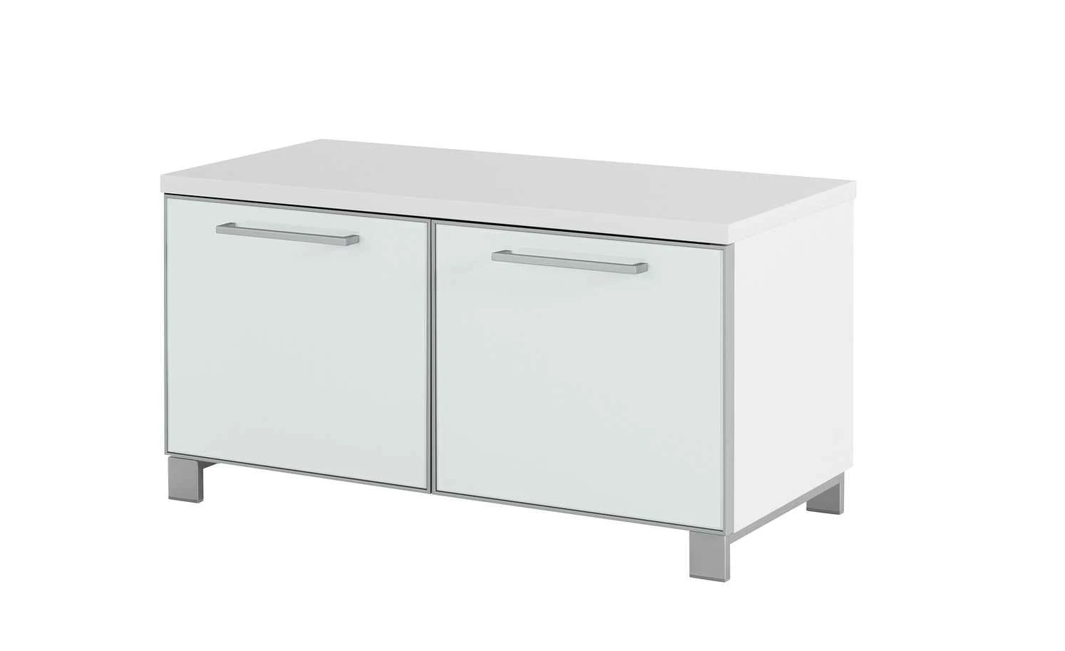 Garderobenbank Duna | Weiß 1 Garderobenbank Duna | Weiß