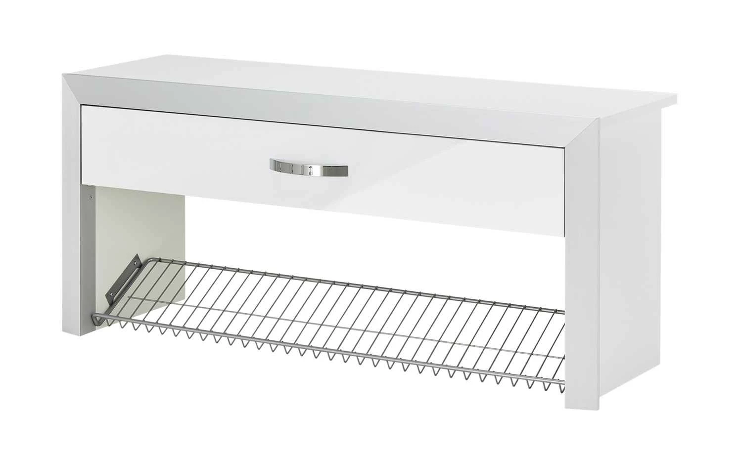 Wohnwert Garderobenbank Intro | Weiß 1 Wohnwert Garderobenbank Intro | Weiß