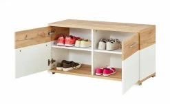 uno Garderobenbank Stripe | Weiß / Eiche Navarra (Nachbildung) -Bänke Verkaufsladen 11365942 8 201811271521