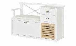 Garderobenbank Mosi | Weiß