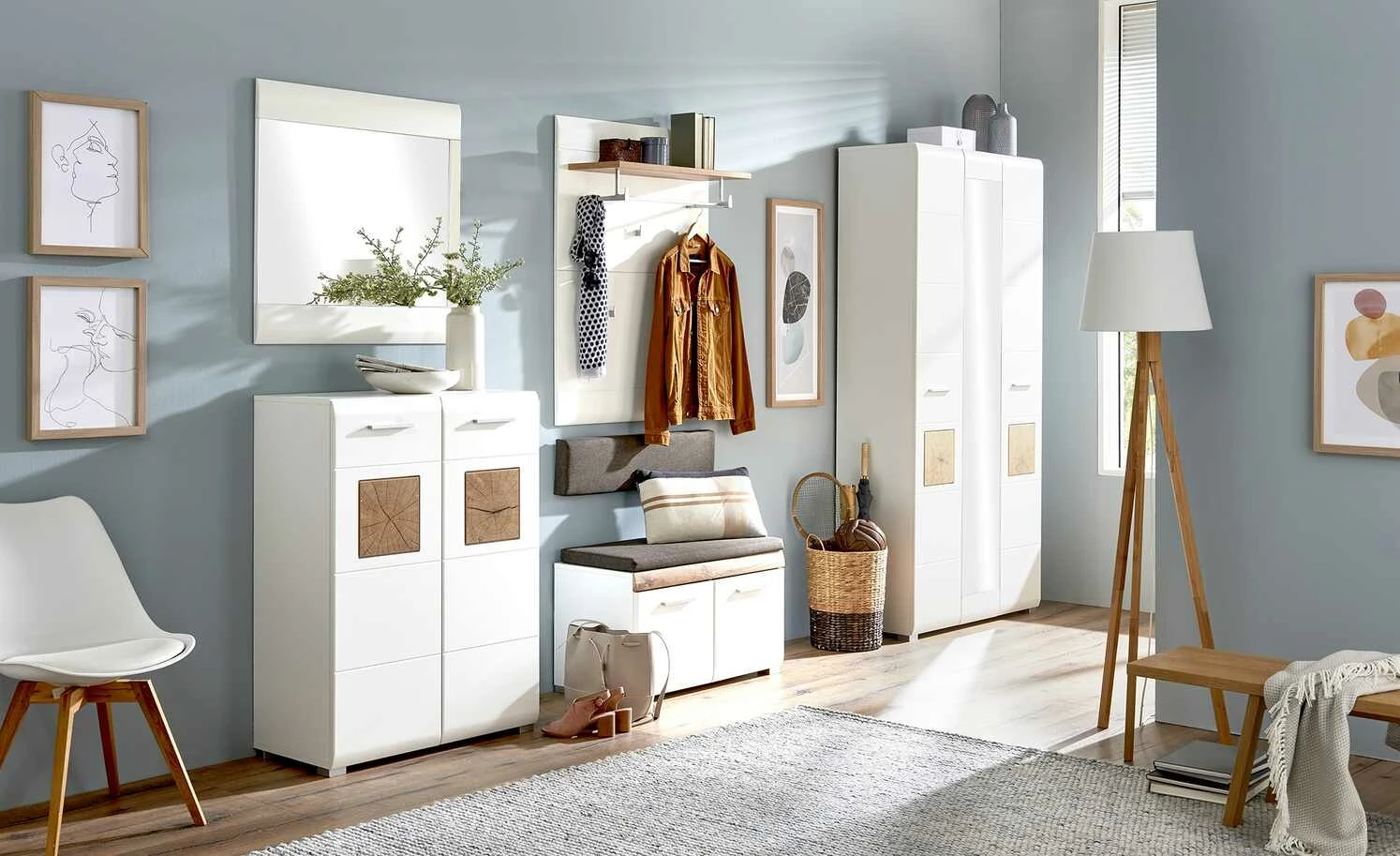 Garderobenbank Cortina 1 Garderobenbank Cortina