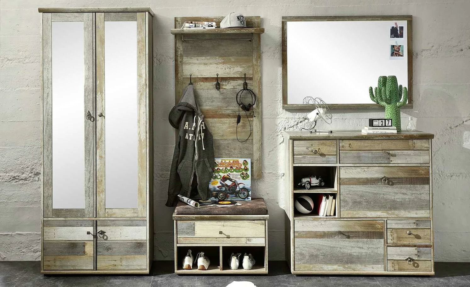 Garderobenbank Sedona 2 Garderobenbank Sedona – Bild 2