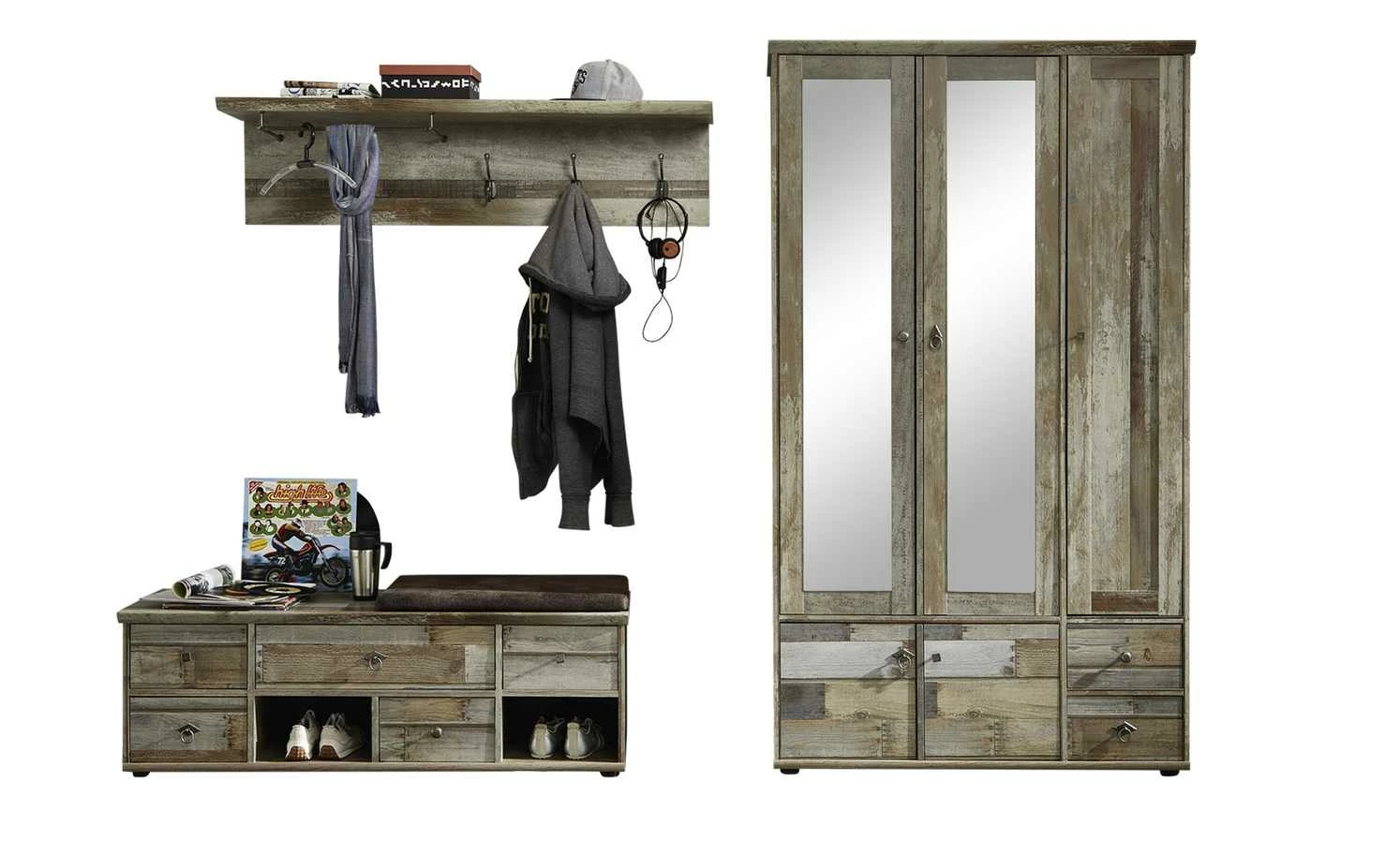 Garderobenbank Sedona 2 Garderobenbank Sedona – Bild 2