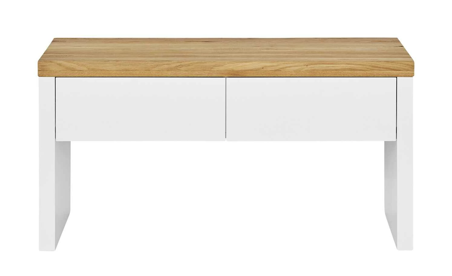 Garderobenbank Fornico | Weiß / Asteiche 4 Garderobenbank Fornico | Weiß / Asteiche – Bild 4