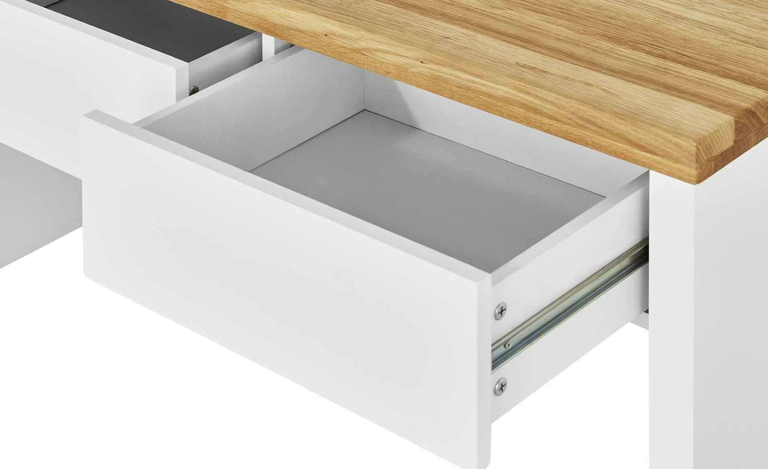 Garderobenbank Fornico | Weiß / Asteiche 7 Garderobenbank Fornico | Weiß / Asteiche – Bild 7