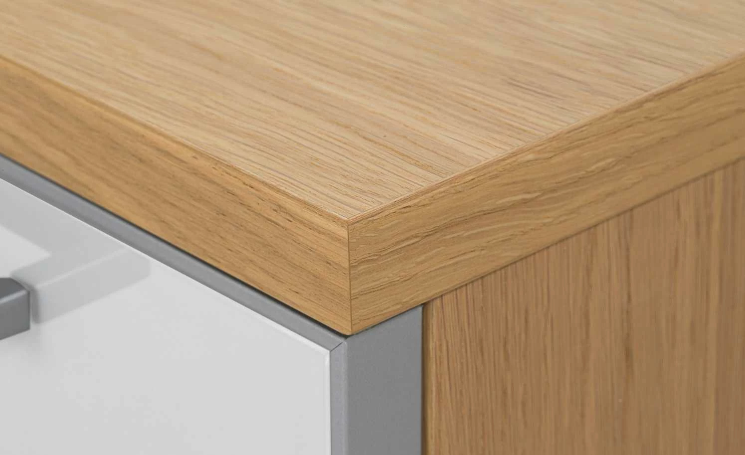 Garderobenbank Duna | Eiche Bianco / Weiß 8 Garderobenbank Duna | Eiche Bianco / Weiß – Bild 8