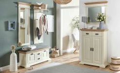 maison bleue Garderobenbank Cremona