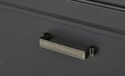 Garderobenbank mit Sitzkissen Varese | Graphitgrau / Asteiche (Nachbildung) -Bänke Verkaufsladen 11369046 11 201910172250