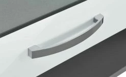 Garderobenbank Juno | Weiß / alufarbig Holzwerkstoff mit Glas -Bänke Verkaufsladen 11369190 8 201905172034