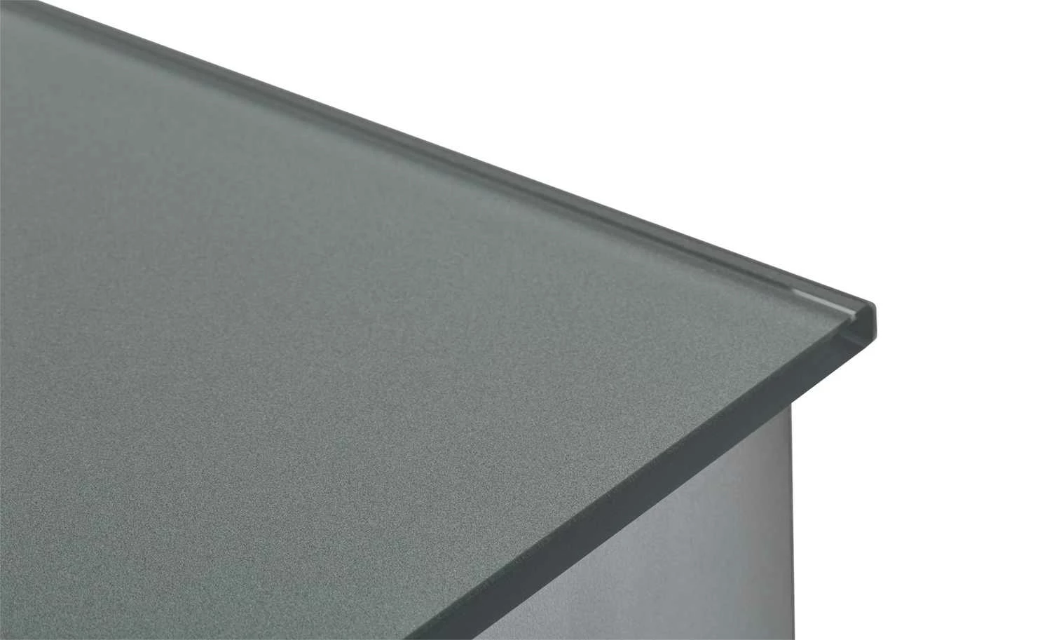 Garderobenbank Juno | Schwarz / alufarbig Holzwerkstoff mit Glas 4 Garderobenbank Juno | Schwarz / alufarbig Holzwerkstoff mit Glas – Bild 4