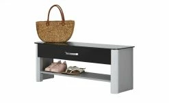 Garderobenbank Juno | Schwarz / alufarbig Holzwerkstoff mit Glas 15 Garderobenbank Juno | Schwarz / alufarbig Holzwerkstoff mit Glas -Bänke Verkaufsladen 11369296 6 201905172034