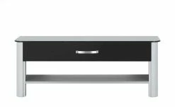 Garderobenbank Juno | Schwarz / alufarbig Holzwerkstoff mit Glas 17 Garderobenbank Juno | Schwarz / alufarbig Holzwerkstoff mit Glas -Bänke Verkaufsladen 11369296 9 201905172034