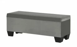Boxi Bettbank mit Stauraum Boxi | Hellgrau / Samt ohne Keder