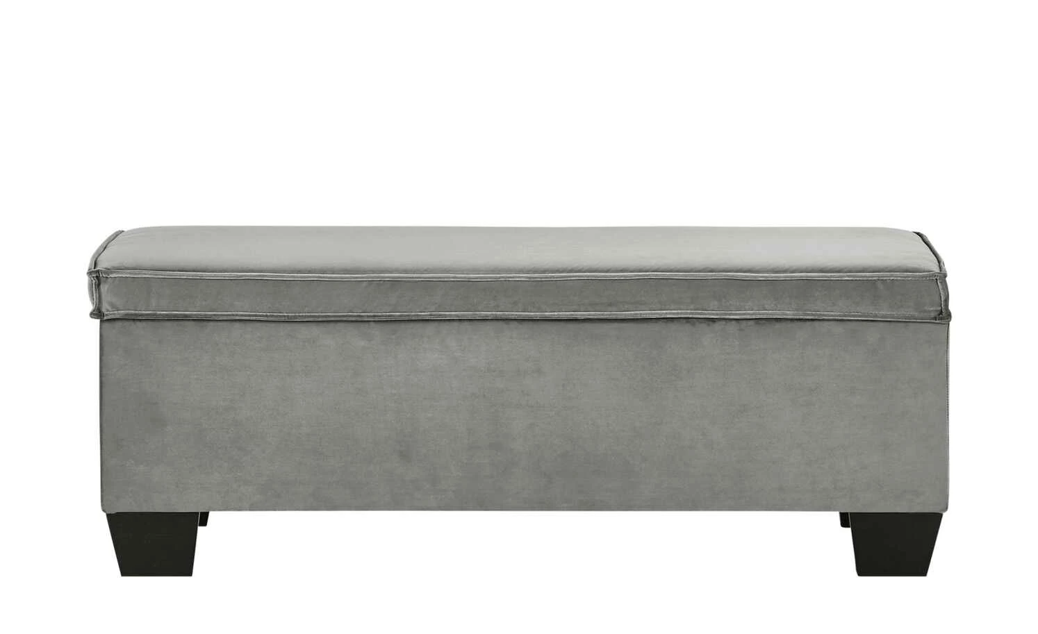 Boxi Bettbank mit Stauraum Boxi | Hellgrau / Samt mit Keder 4 Boxi Bettbank mit Stauraum Boxi | Hellgrau / Samt mit Keder – Bild 4