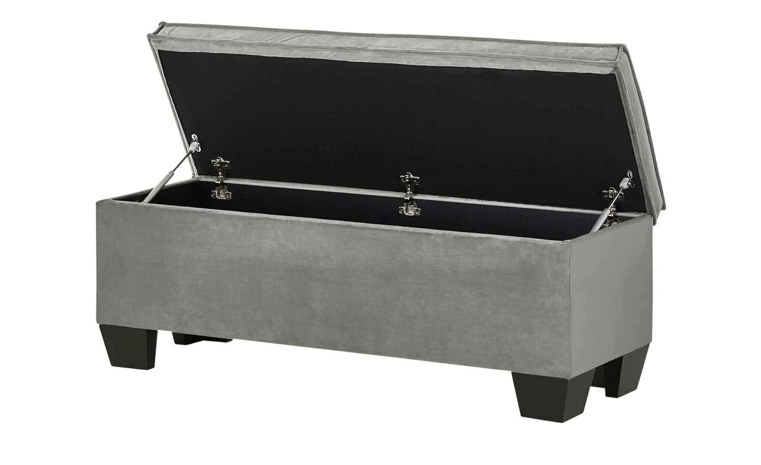 Boxi Bettbank mit Stauraum Boxi | Hellgrau / Samt mit Keder 9 Boxi Bettbank mit Stauraum Boxi | Hellgrau / Samt mit Keder – Bild 9