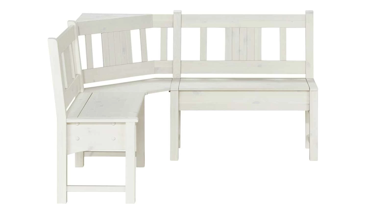 Eckbank Bornholm | Kiefer Weiß 151|cm 10 Eckbank Bornholm | Kiefer Weiß 151|cm – Bild 10