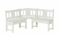 Eckbank Bornholm | Kiefer Weiß 151|cm