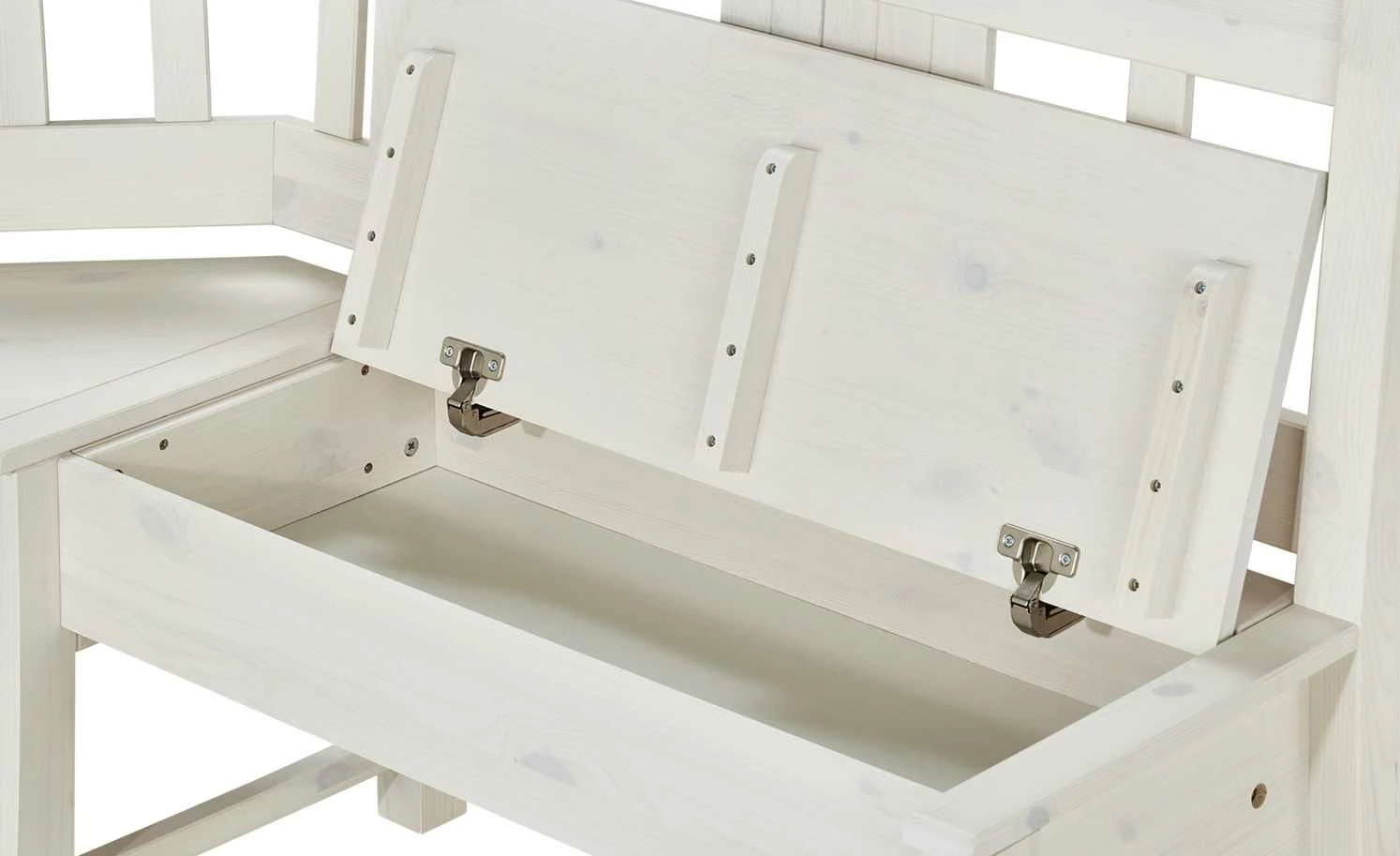 Eckbank Bornholm | Kiefer Weiß 151|cm 3 Eckbank Bornholm | Kiefer Weiß 151|cm – Bild 3