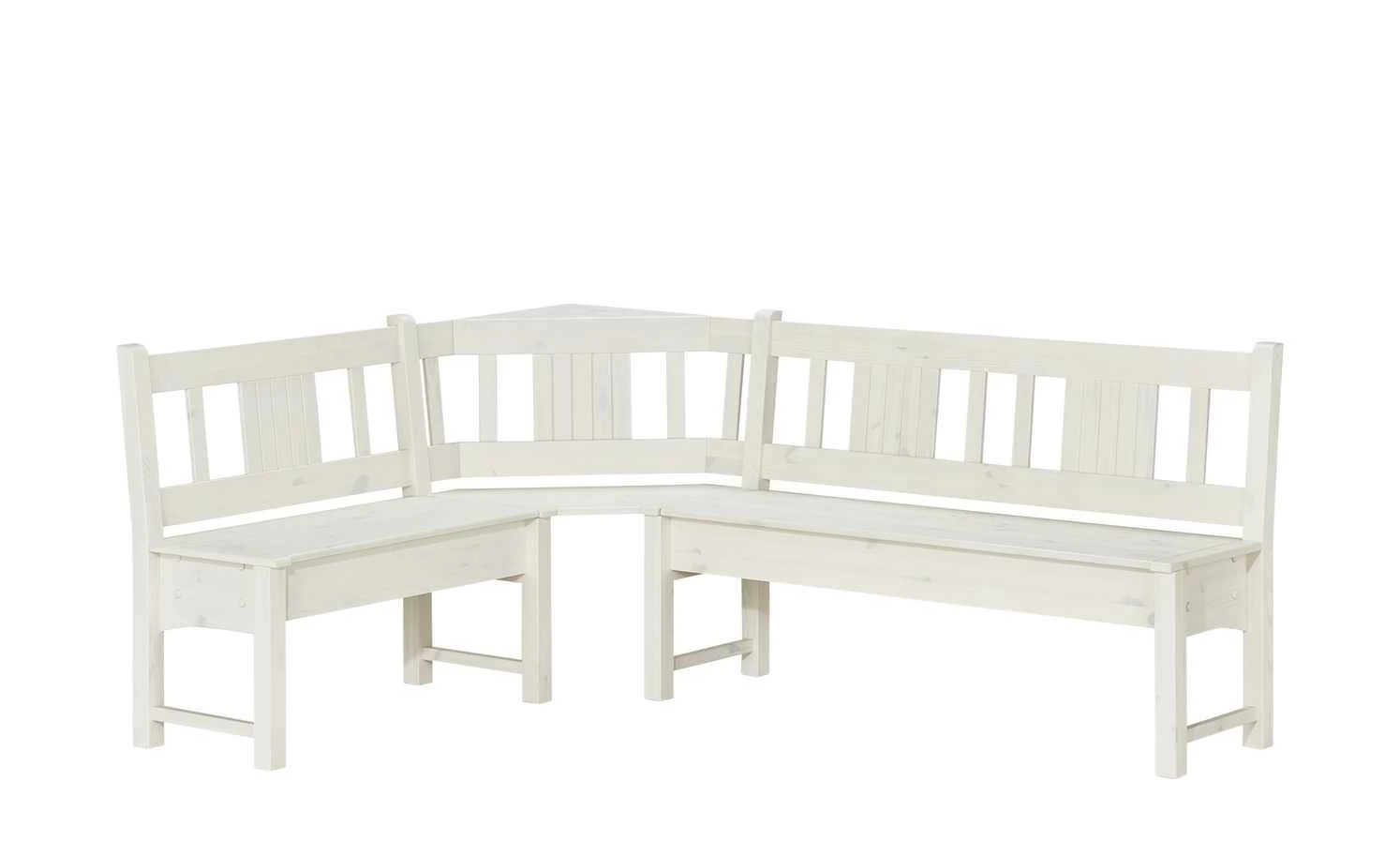 Eckbank Bornholm | Kiefer Weiß 200|cm 1 Eckbank Bornholm | Kiefer Weiß 200|cm