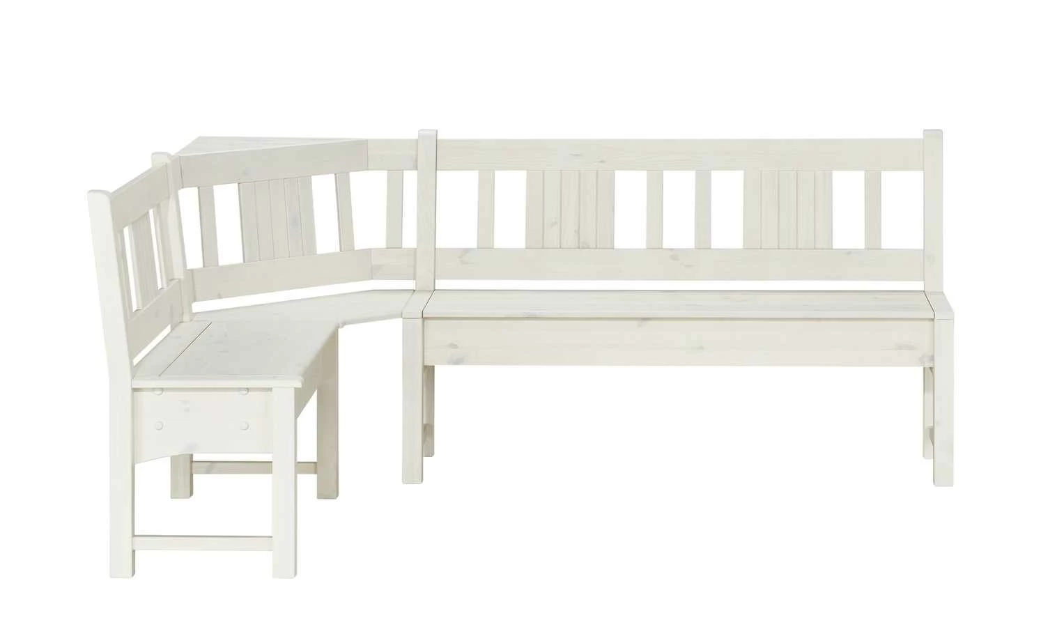 Eckbank Bornholm | Kiefer Weiß 200|cm 3 Eckbank Bornholm | Kiefer Weiß 200|cm – Bild 3