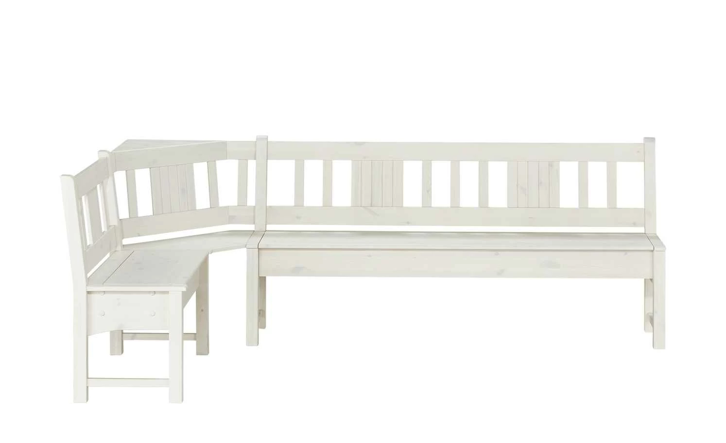 Eckbank Bornholm | Kiefer Weiß 241|cm 9 Eckbank Bornholm | Kiefer Weiß 241|cm – Bild 9
