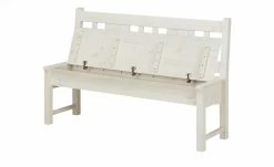 Bank Bornholm | Kiefer Weiß 139|cm -Bänke Verkaufsladen 12235315 10 202101292237
