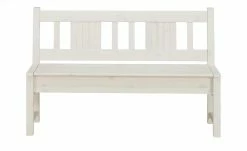 Bank Bornholm | Kiefer Weiß 139|cm -Bänke Verkaufsladen 12235315 8 202101292237