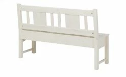Bank Bornholm | Kiefer Weiß 139|cm -Bänke Verkaufsladen 12235315 9 202101292237