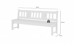 Bank Bornholm | Kiefer Weiß 180|cm 19 Bank Bornholm | Kiefer Weiß 180|cm -Bänke Verkaufsladen 12235316 1 202102081234