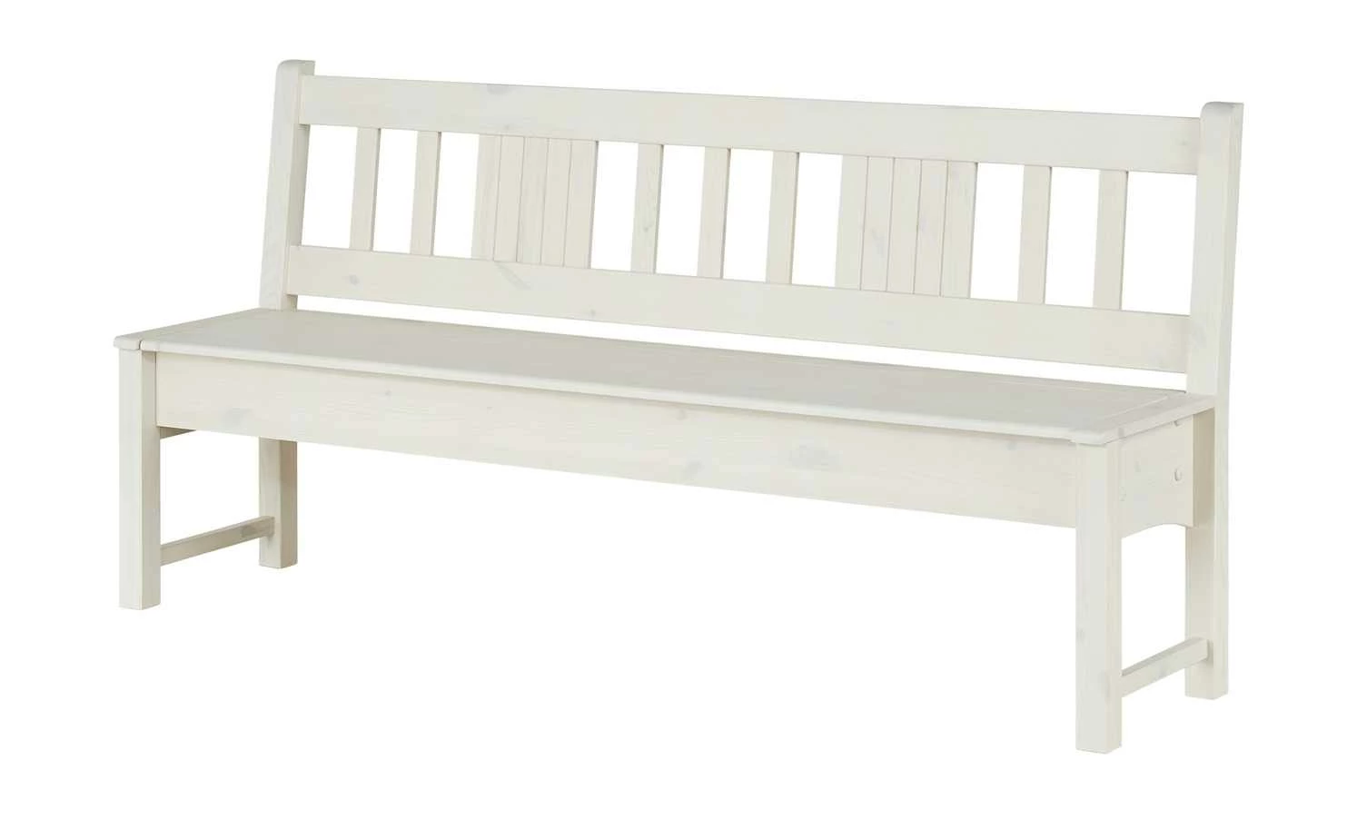Bank Bornholm | Kiefer Weiß 180|cm 1 Bank Bornholm | Kiefer Weiß 180|cm