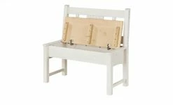 Bank Bornholm | Kiefer Weiß / Kiefer antikfarben 90|cm -Bänke Verkaufsladen 12235320 11 202101292237