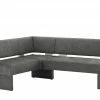 Polster-Eckbank mit Stauraum Casablanca | Anthrazit (Grau) rechts