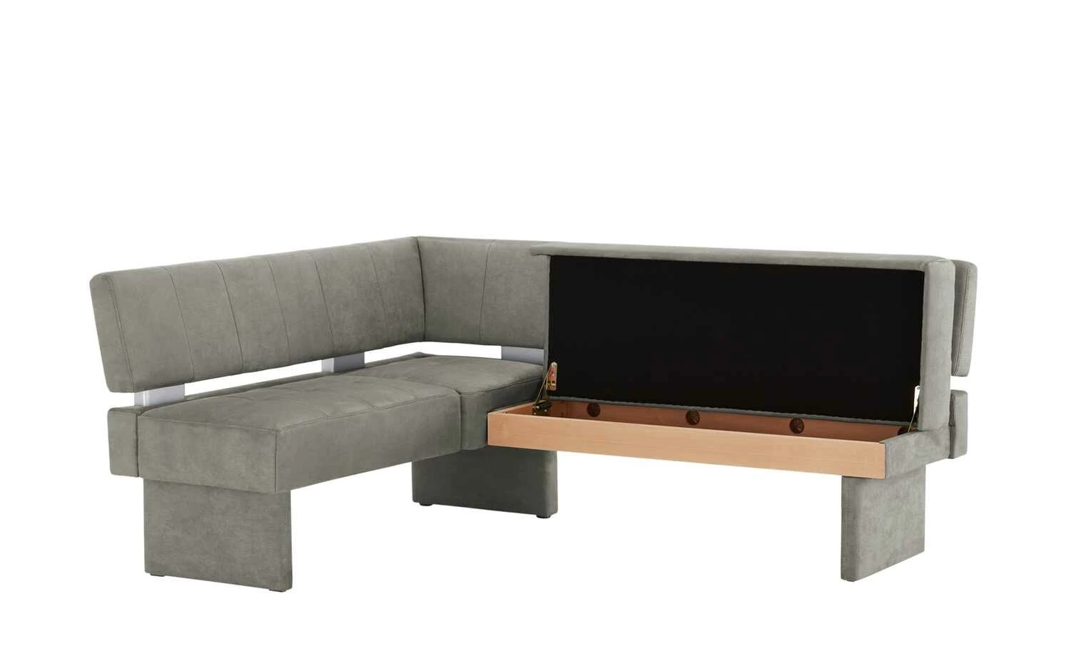 Polster-Eckbank mit Stauraum Casablanca | Lightgrey (Hellgrau) rechts 2 Polster-Eckbank mit Stauraum Casablanca | Lightgrey (Hellgrau) rechts – Bild 2